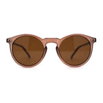 Gentlemans Fashion Round Keyhole High Temple Horned Sunglasses