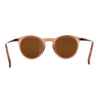Gentlemans Fashion Round Keyhole High Temple Horned Sunglasses