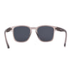 Gentlemans Fashion Rectangle Keyhole Retro Horn Rim Sunglasses