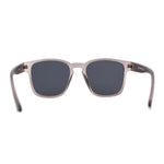 Gentlemans Fashion Rectangle Keyhole Retro Horn Rim Sunglasses