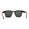 Gentlemans Fashion Rectangle Keyhole Retro Horn Rim Sunglasses