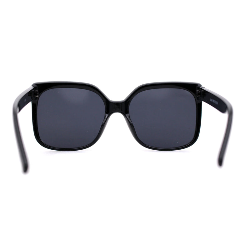 Womens Minimal Oversize Rectangle Butterfly Chic Sunglasses