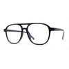 Classic Thin Plastic Iconic Racer Shape Blue Light Filter Computer Glasses