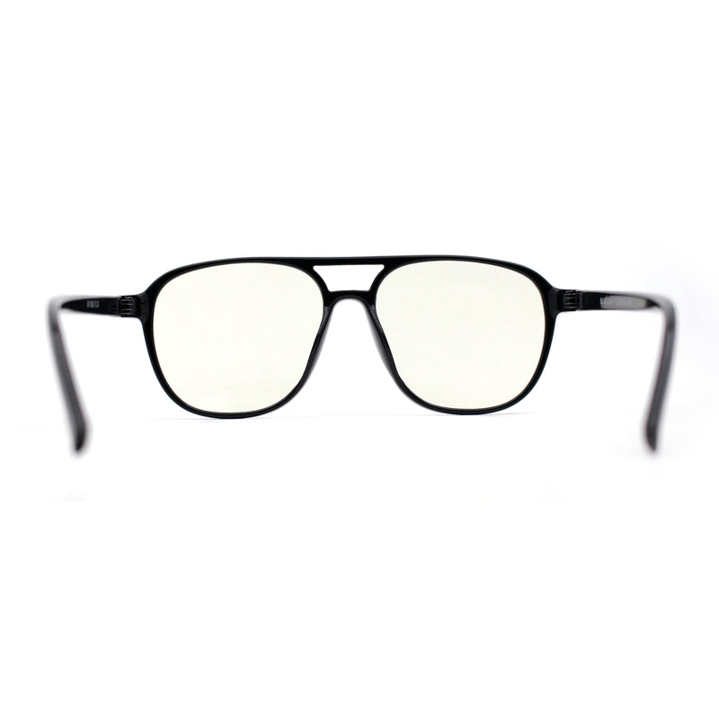 Classic Thin Plastic Iconic Racer Shape Blue Light Filter Computer Glasses