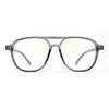 Classic Thin Plastic Iconic Racer Shape Blue Light Filter Computer Glasses