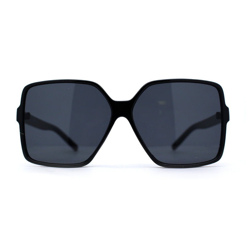 Womens 90s Minimal Simple Thin Plastic Butterfly Sunglasses