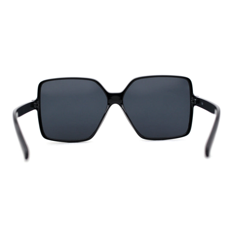 Womens 90s Minimal Simple Thin Plastic Butterfly Sunglasses