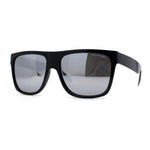 Polarized Mens Classic Sport Flat Top Horn Rim Large Sunglasses