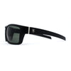 Mens Wrap Around Rectangle Biker Plastic Sunglasses