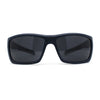 Mens Wrap Around Rectangle Biker Plastic Sunglasses