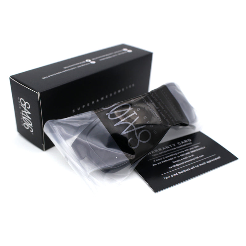 Mens Wrap Around Rectangle Biker Plastic Sunglasses