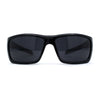 Mens Wrap Around Rectangle Biker Plastic Sunglasses
