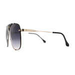 Luxurious Mens Rimless Rectangular Baller Gangster Officer Sunglasses