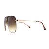 Luxurious Mens Rimless Rectangular Baller Gangster Officer Sunglasses