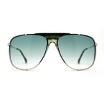 Luxurious Mens Rimless Rectangular Baller Gangster Officer Sunglasses