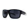 Mens Classic Thick Plastic Horn Sport Sunglasses