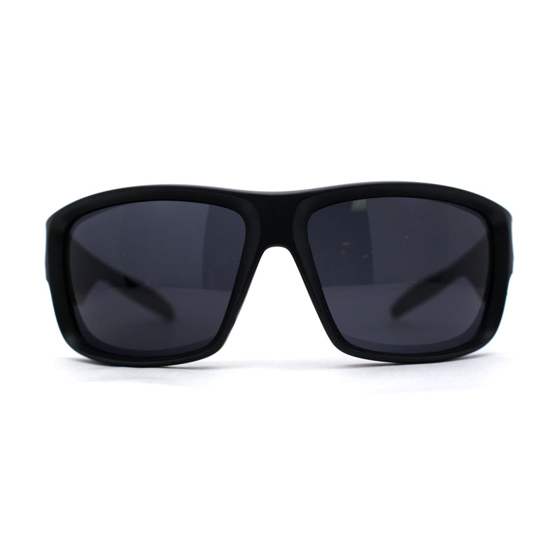 Mens Classic Thick Plastic Horn Sport Sunglasses