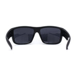 Mens Classic Thick Plastic Horn Sport Sunglasses