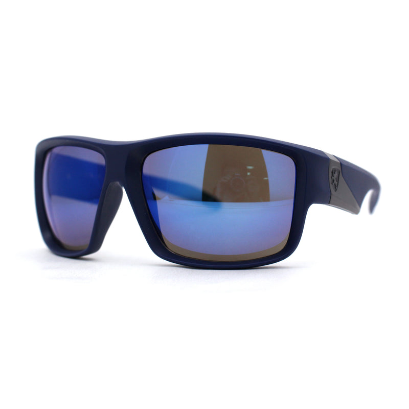 Mens Classic Thick Plastic Horn Sport Sunglasses