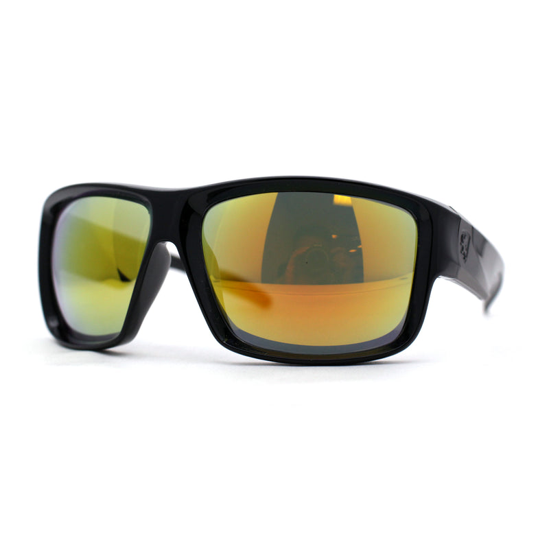 Mens Classic Thick Plastic Horn Sport Sunglasses