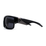 Mens Classic Thick Plastic Horn Sport Sunglasses