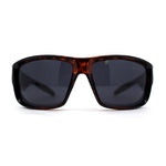 Mens Classic Thick Plastic Horn Sport Sunglasses