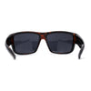 Mens Classic Thick Plastic Horn Sport Sunglasses