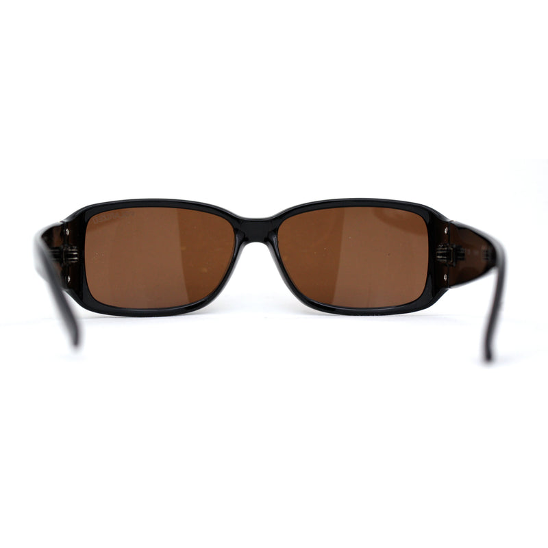 Polarized Womens Narrow Rectangle Designer Sunglasses