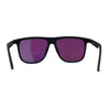 Polarized Hipster Flat Top Horn Rim Light Weight Slick Sunglasses