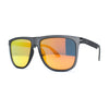 Polarized Hipster Flat Top Horn Rim Light Weight Slick Sunglasses