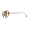 Full Rhinestone Studded Bubbly Heart Shape Cute Sunglasses