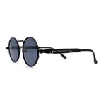 Steam Punk Round Circle Lens Metal Rim Retro Victorian Spring Arm Sunglasses