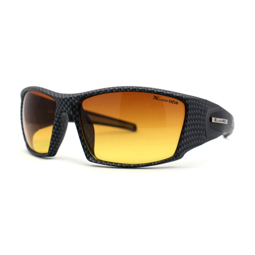 Xloop HD Lens Wrap Around Biker Style Sport Sunglasses