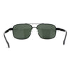 Air Force Luxury Classy Rectangular Officer Pilots Metal Sunglasses