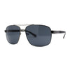 Air Force Luxury Classy Rectangular Officer Pilots Metal Sunglasses