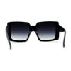 Womens Mod Luxury Squared Chic Plastic Fashion Sunglasses