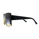 Womens Mod Luxury Squared Chic Plastic Fashion Sunglasses