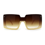 Womens Mod Luxury Squared Chic Plastic Fashion Sunglasses