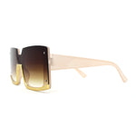 Womens Mod Luxury Squared Chic Plastic Fashion Sunglasses