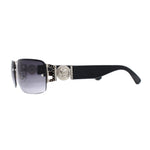 Luxury 90s' Rimless Thin Metal Rectangular Fashion Sunglasses