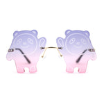 Child Size Kids Panda Bear Rimless Fun Party Shade Sunglasses