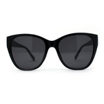 Timeless Classic Slick Oversize Cat Eye Mod Chic Plastic Sunglasses