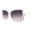 Womens Exposed Lens 90s Designer Butterfly Chic Luxury Sunglasses