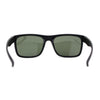 Mens Tempered Glass Lens Classic Oversize Sport Horn Rim Sunglasses