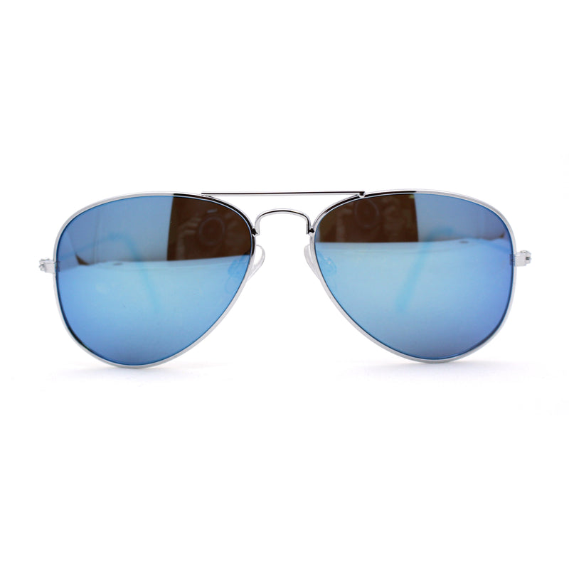 Child Size Kids Color Mirror Classic Iconic Tear Drop Officer Sunglasses
