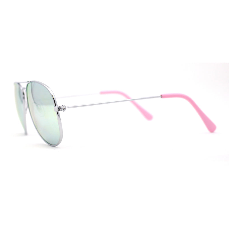 Child Size Kids Color Mirror Classic Iconic Tear Drop Officer Sunglasses