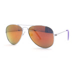 Child Size Kids Color Mirror Classic Iconic Tear Drop Officer Sunglasses