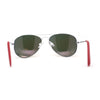 Child Size Kids Color Mirror Classic Iconic Tear Drop Officer Sunglasses