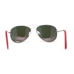 Child Size Kids Color Mirror Classic Iconic Tear Drop Officer Sunglasses