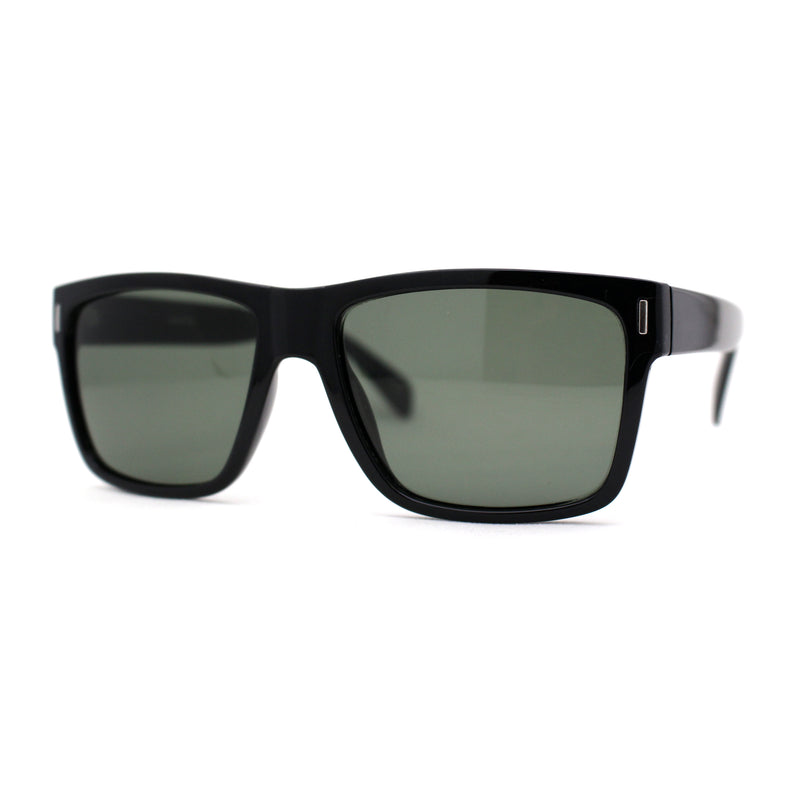Buyr.com | Sunglasses | Ray-Ban Men Square Sunglasses Black Frame Green Lens  Medium